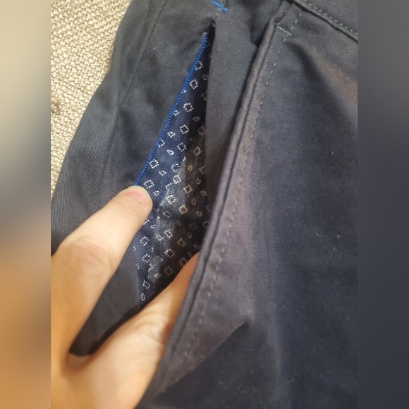 Mens Steel Blueish/Grey Slacks/Chinos English Laundry SZ 40x32 with pockets - Picture 3 of 6
